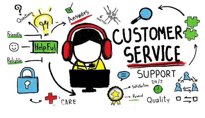Customer support chat interface for an IPTV service provider