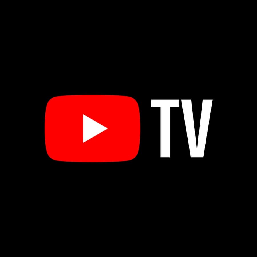 YouTube TV live channel guide displayed on a smart TV screen in a living room