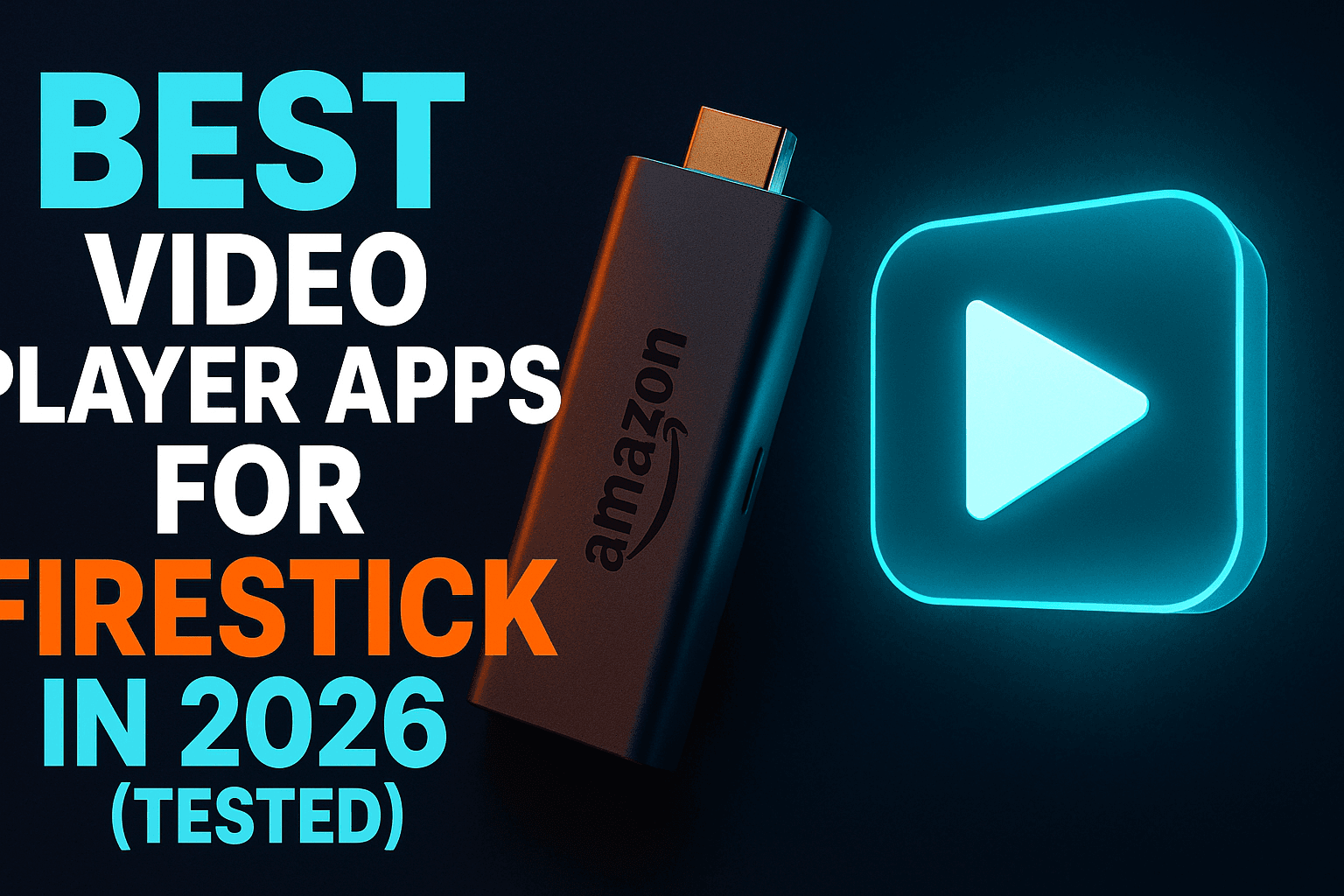 Best video player apps for Firestick shown on a 4K Fire TV home screen