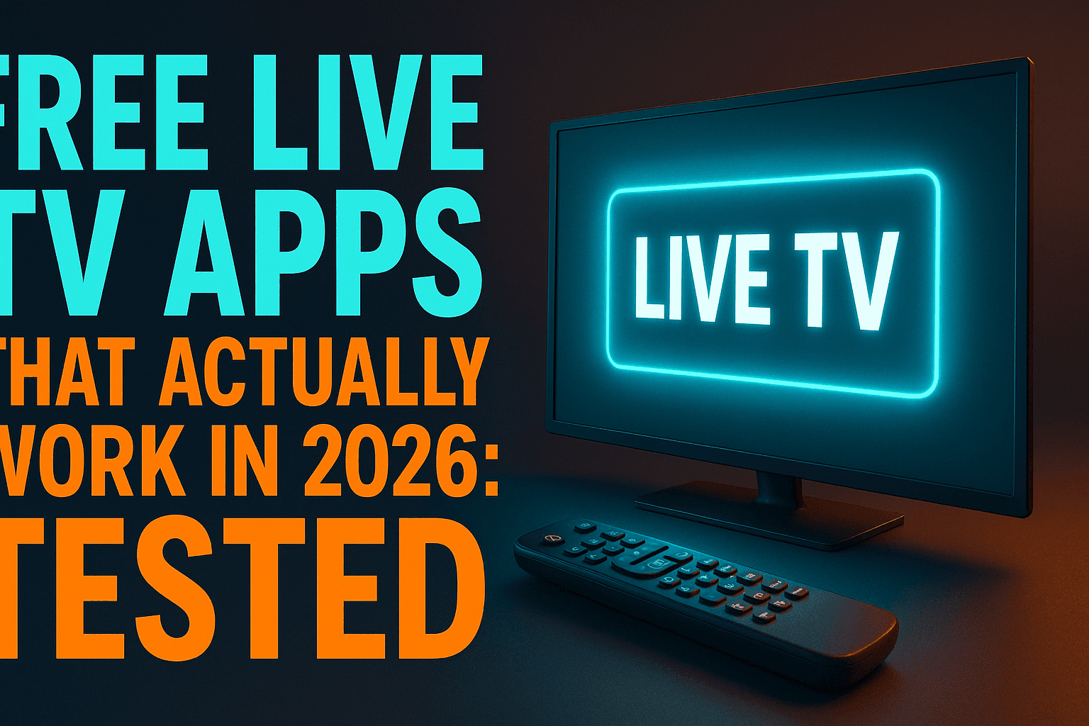 Free live TV apps that actually work in 2026 — tested on Firestick and Android TV