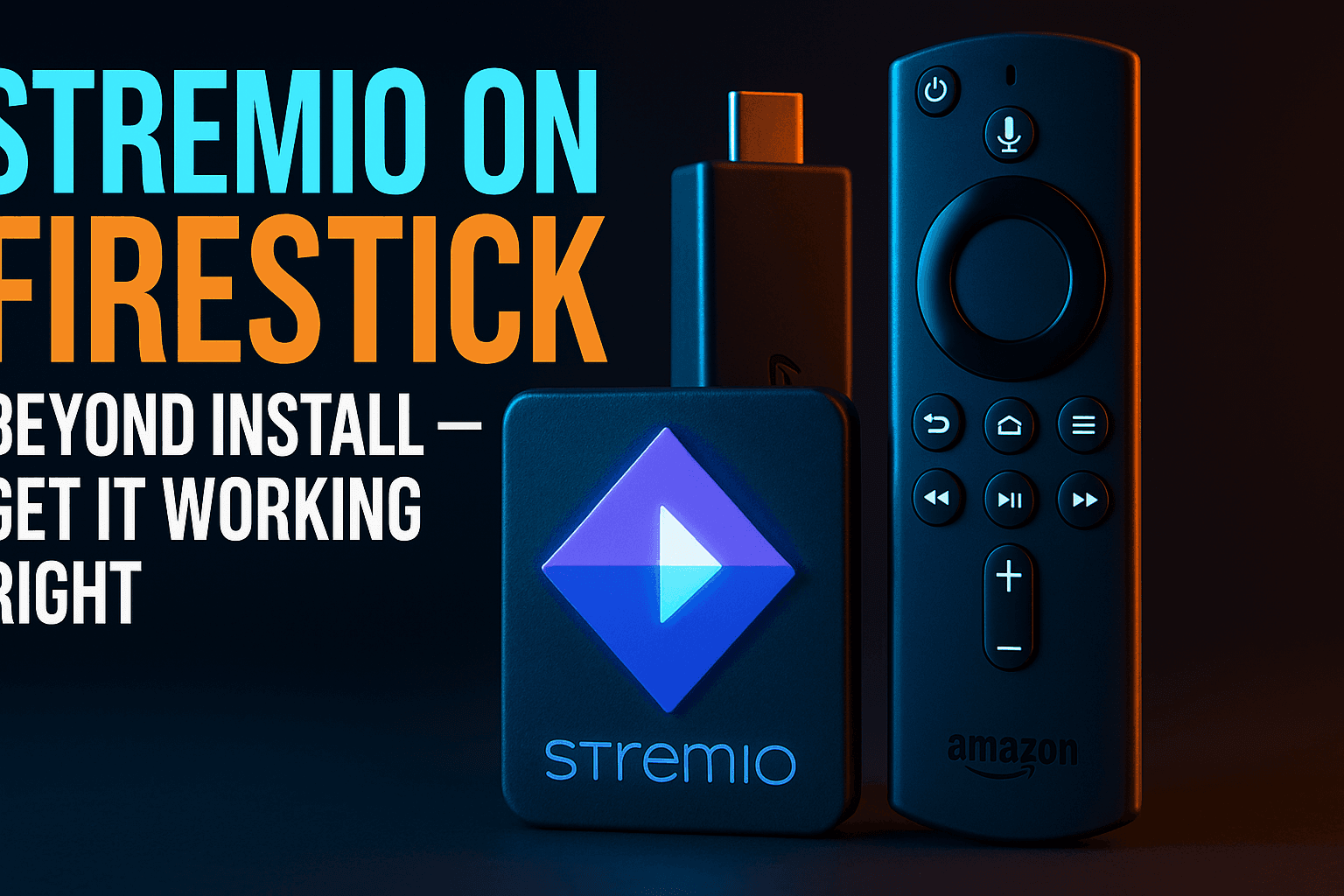 Stremio Firestick setup addons debrid configuration screen on Fire TV