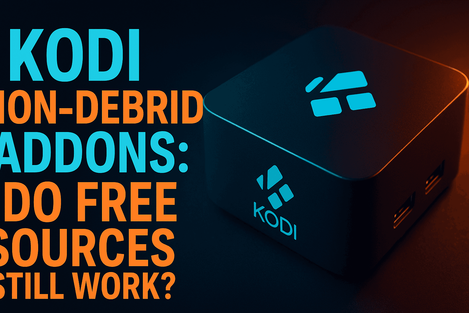 Kodi non-debrid addons source list on a Fire TV Stick showing free streaming links