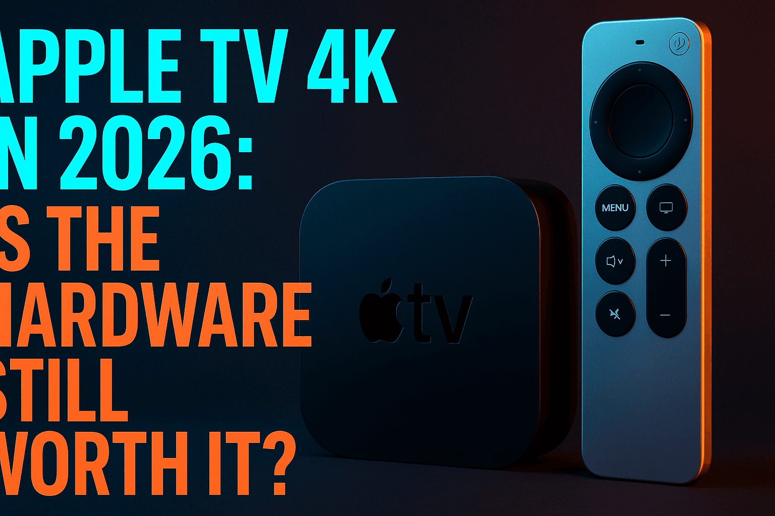 Apple TV 4K 2026 review — third-gen device connected to a 4K TV