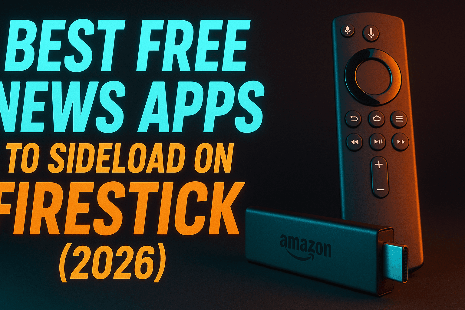 Best free news apps for Firestick sideloaded on a 4K Max in 2026