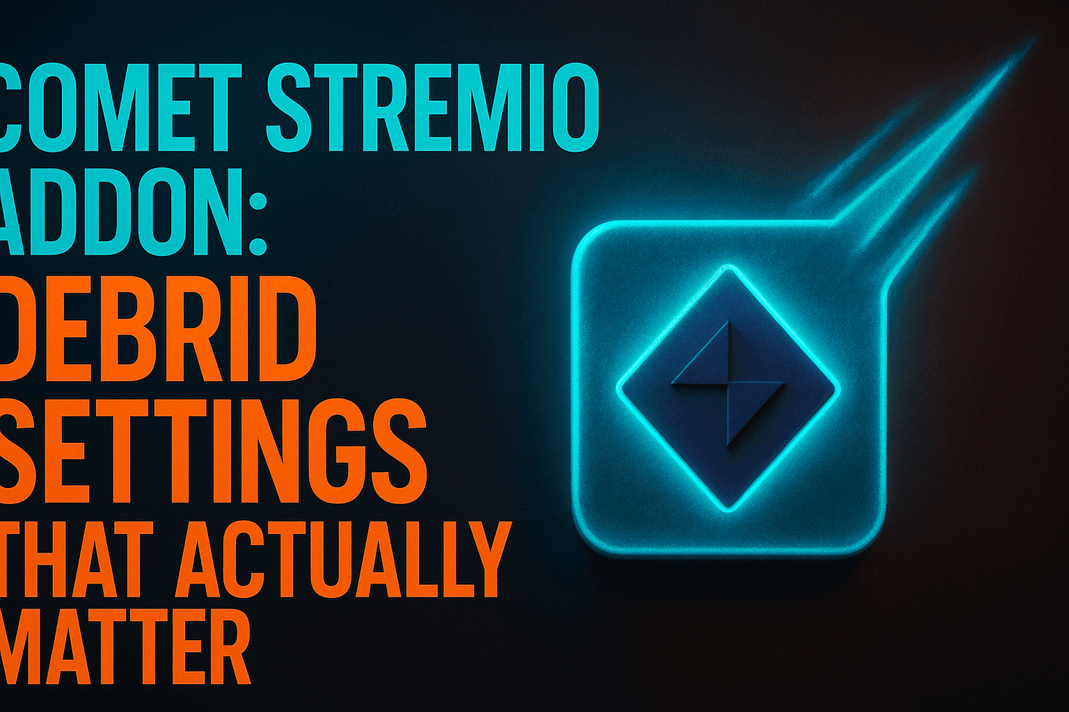 Comet Stremio addon debrid settings configuration screen showing provider and filter options