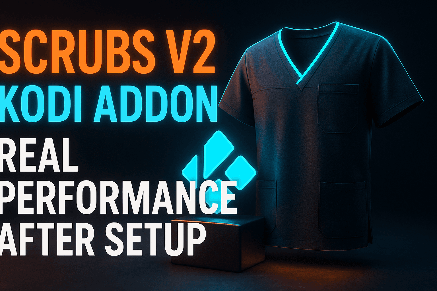 Scrubs V2 Kodi addon performance test results showing source counts and stream quality
