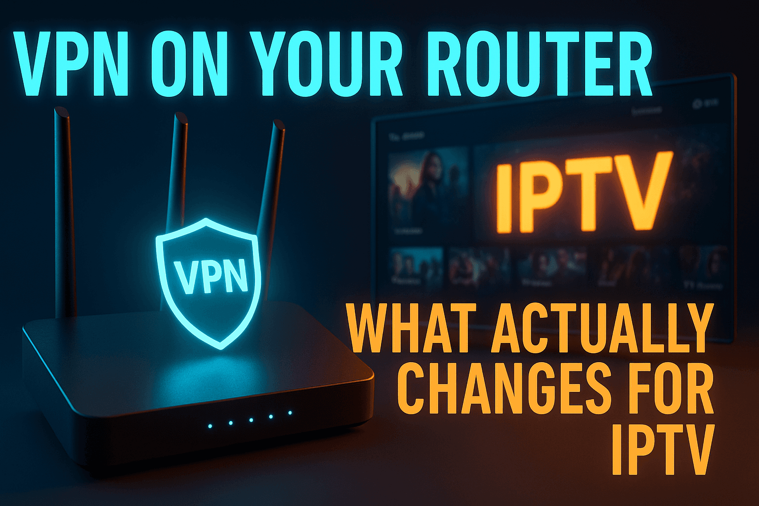 VPN on Your Router: What Actually Changes for IPTV