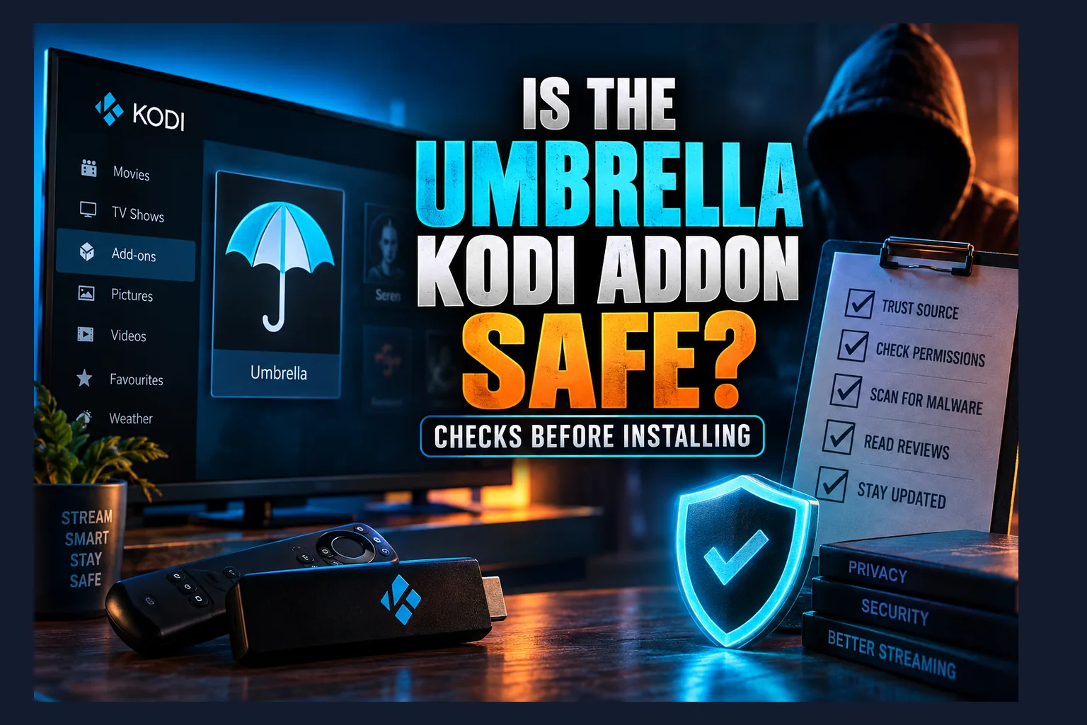 Is the Umbrella Kodi Addon Safe? Checks Before Installing