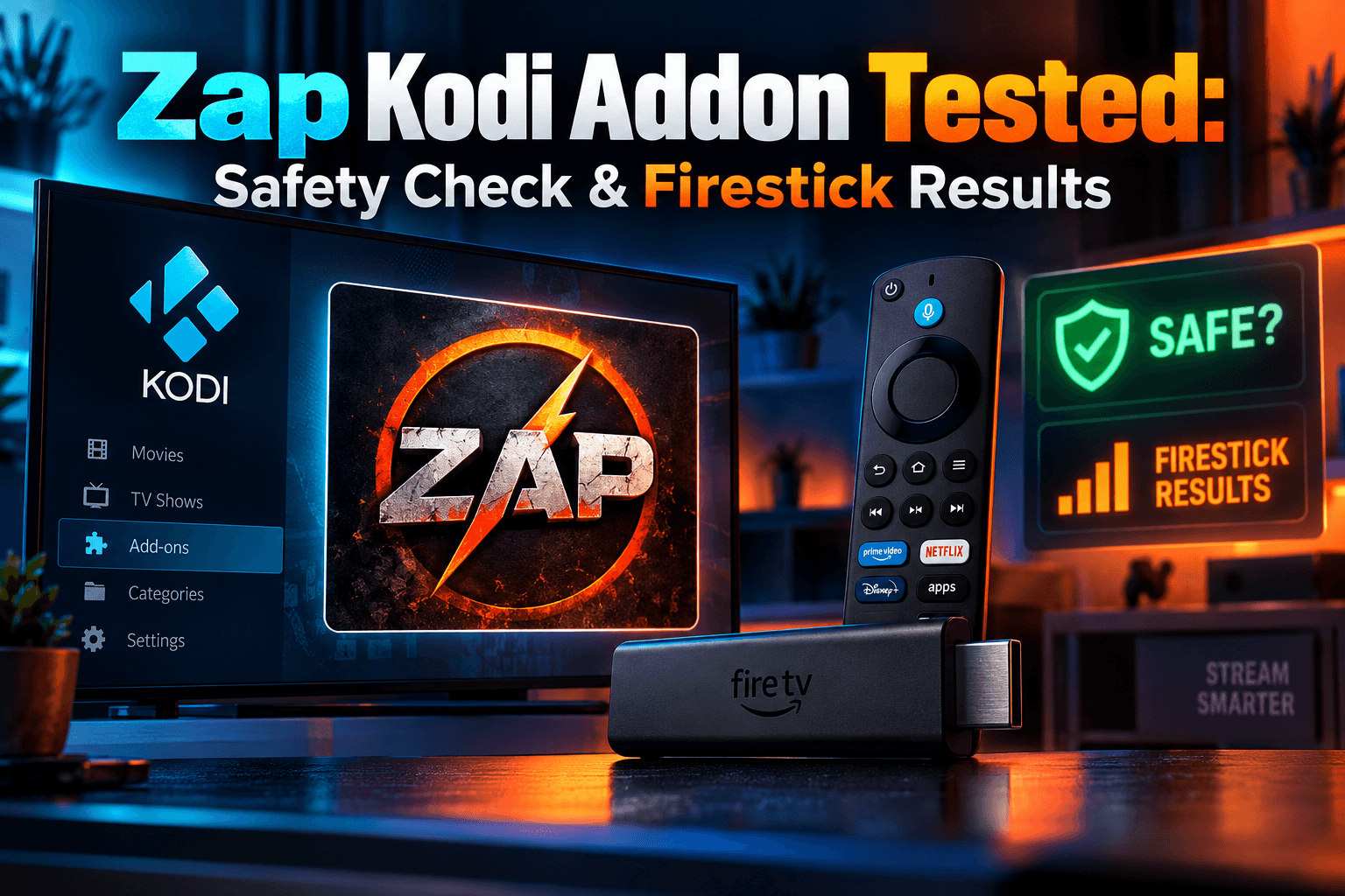 Zap Kodi Addon Tested: Safety Check & Firestick Results