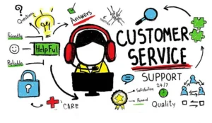 Customer support chat interface for an IPTV service provider