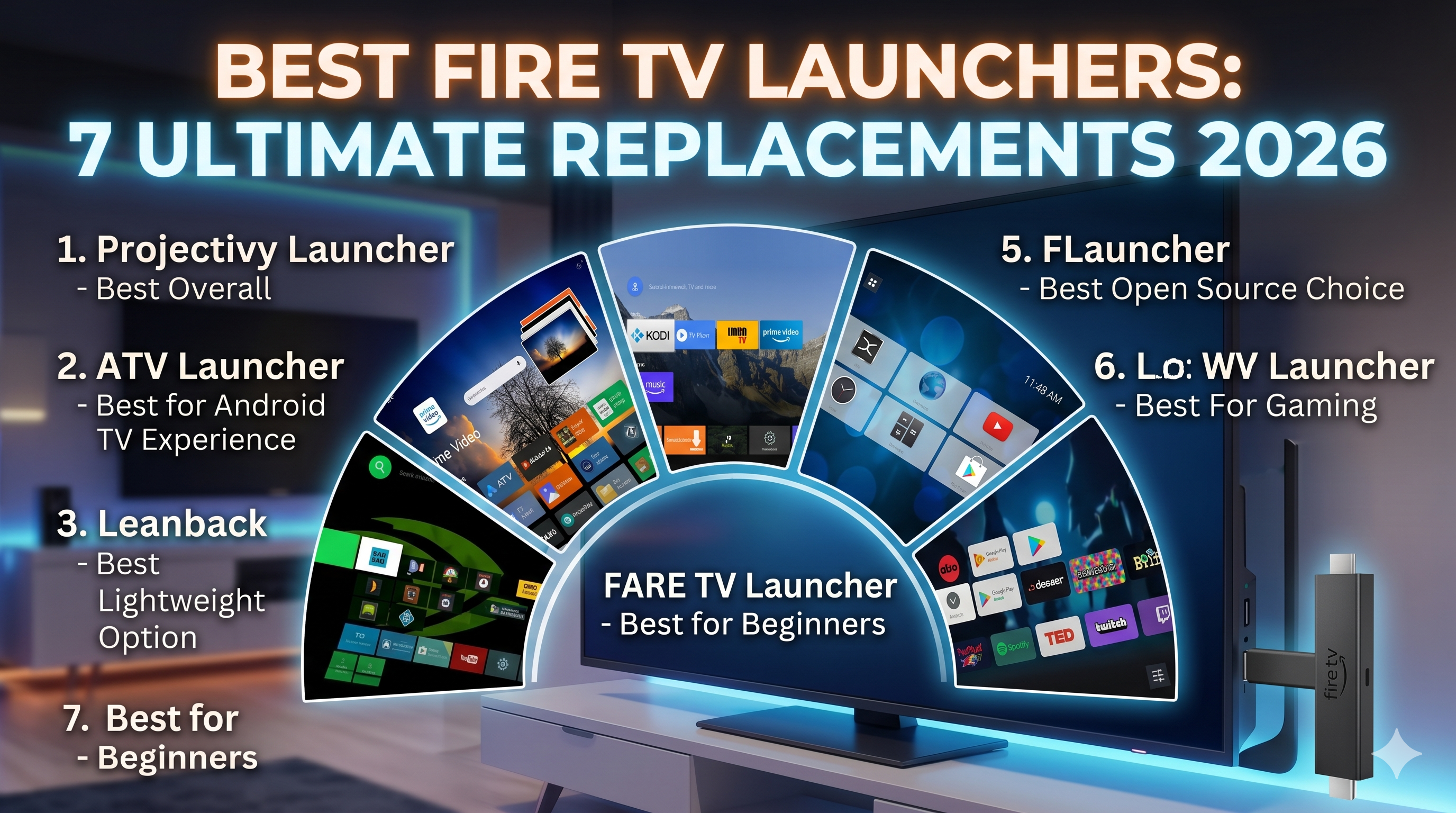 best Fire TV launchers