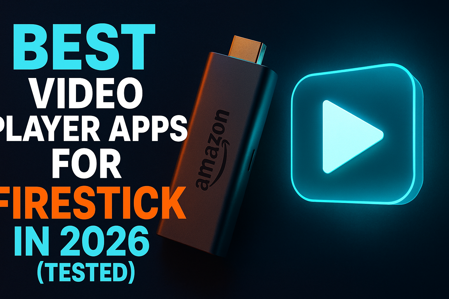 Best video player apps for Firestick shown on a 4K Fire TV home screen