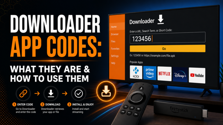 downloader app codes for Firestick - Downloader App Codes: What They Are & How to Use Them