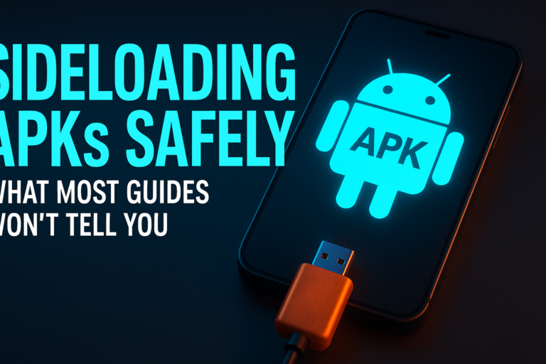Sideloading APKs safely on Firestick and Android TV — security checklist guide