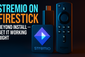 Stremio Firestick setup addons debrid configuration screen on Fire TV