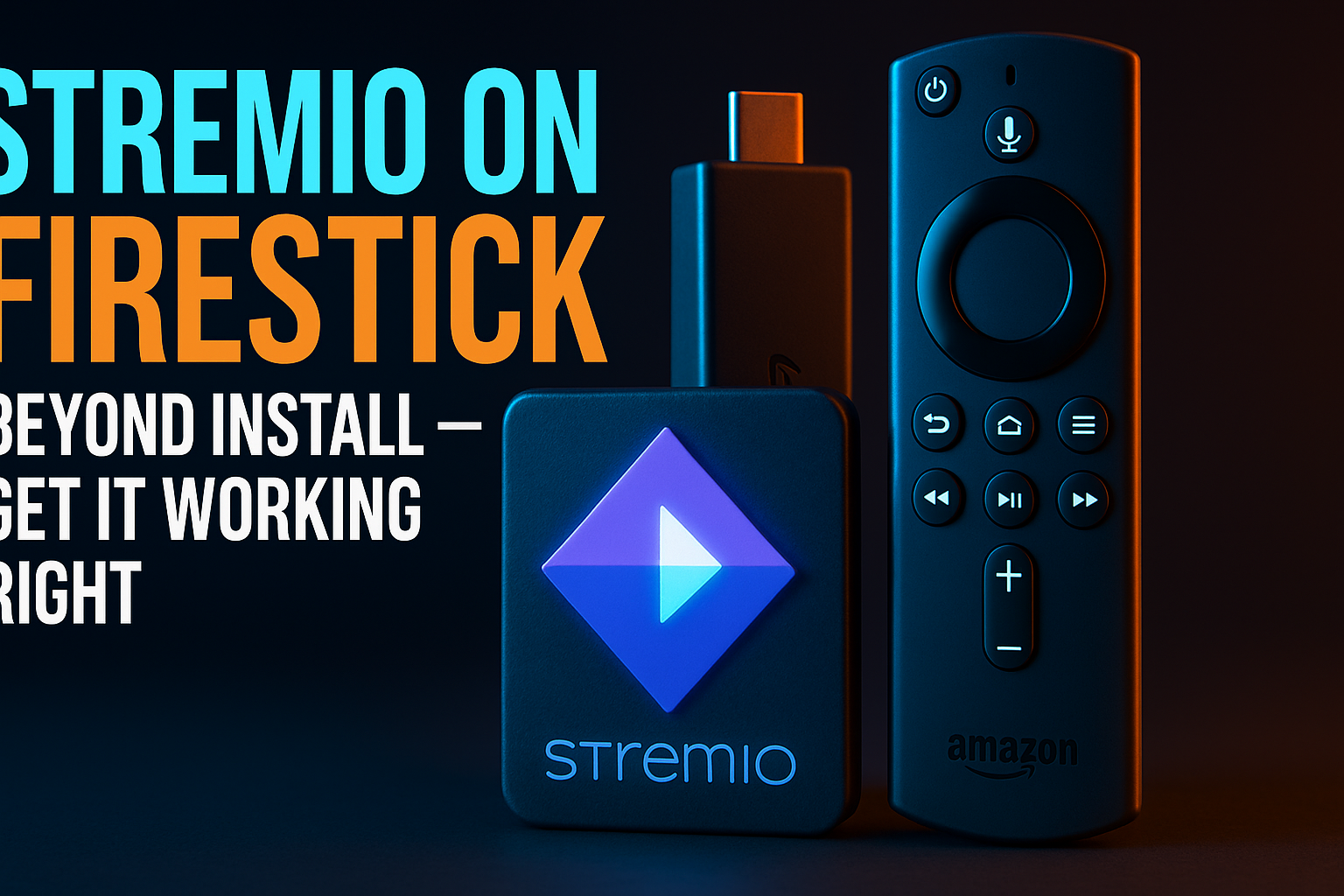 Stremio Firestick setup addons debrid configuration screen on Fire TV