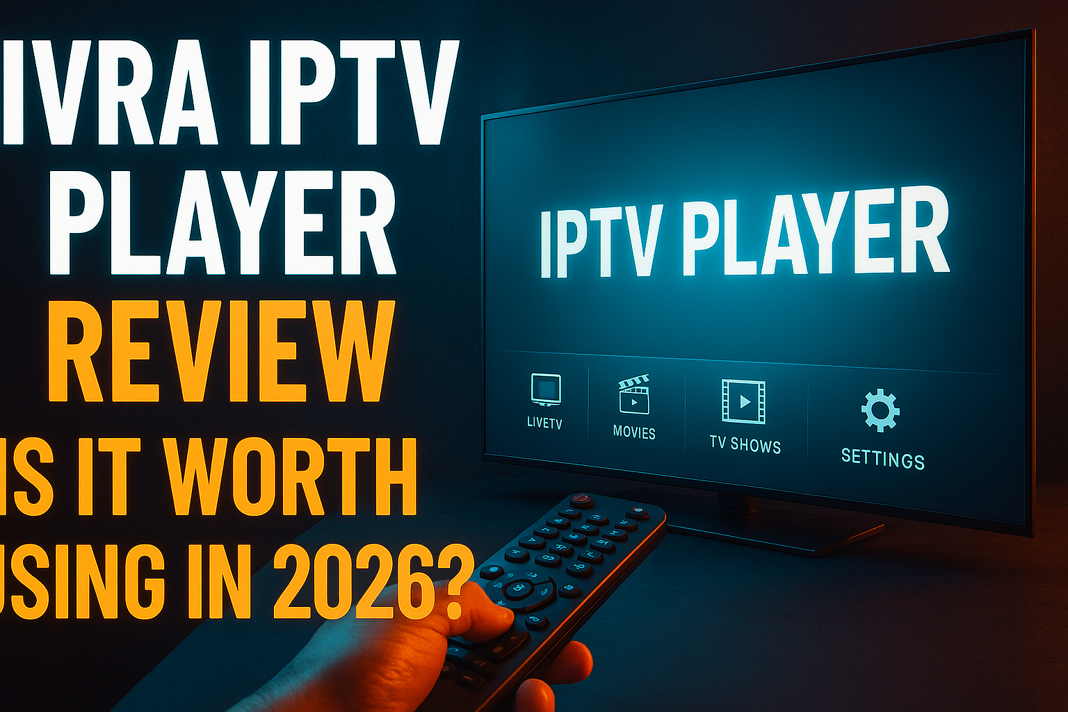 Tivra IPTV player review — app interface shown on Fire TV Stick 4K in 2026
