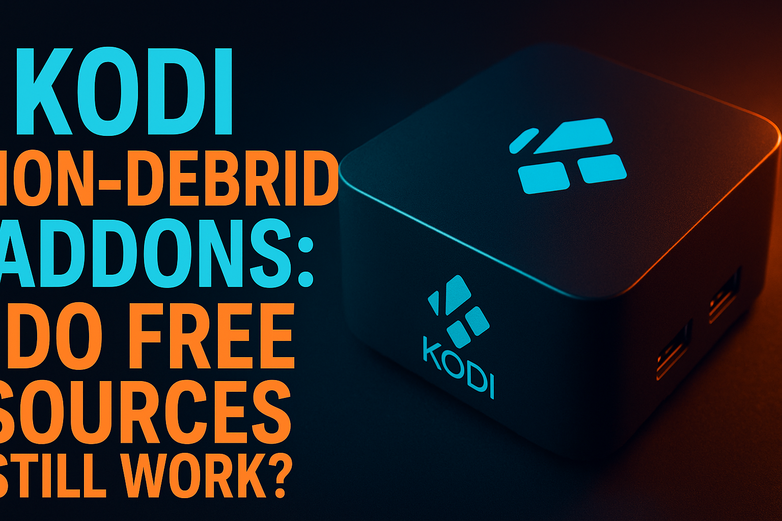 Kodi non-debrid addons source list on a Fire TV Stick showing free streaming links