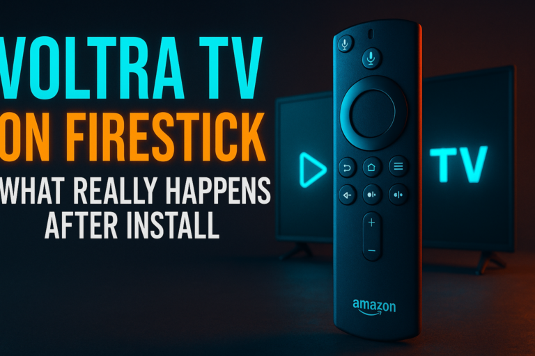 Voltra TV on Firestick: What Really Happens After Install