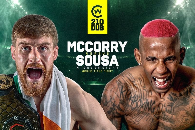 Cage Warriors 210 MMA fight night live stream graphic for UK and US PPV